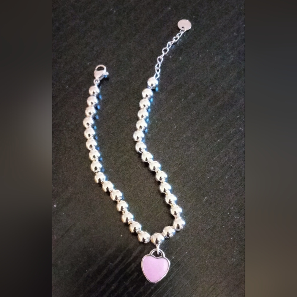 Sterling silver ball bracelet